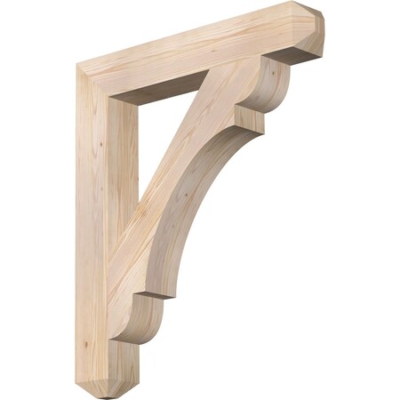 Ekena Millwork Olympic Craftsman Smooth Bracket, Douglas Fir, 5 1/2"W x 36"D x 42"H BKT06X36X42OLY04SDF